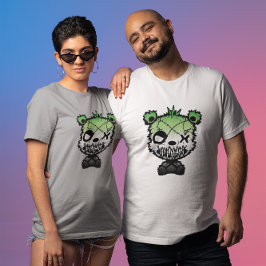 Camiseta Urso Colorido da Bandeira do Orgulho Aromântico Gó