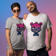 Urso Colorido da Bandeira do Orgulho Bissexual Gót