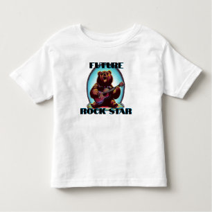 Camiseta Urso Colorido do Futuro Rock Star