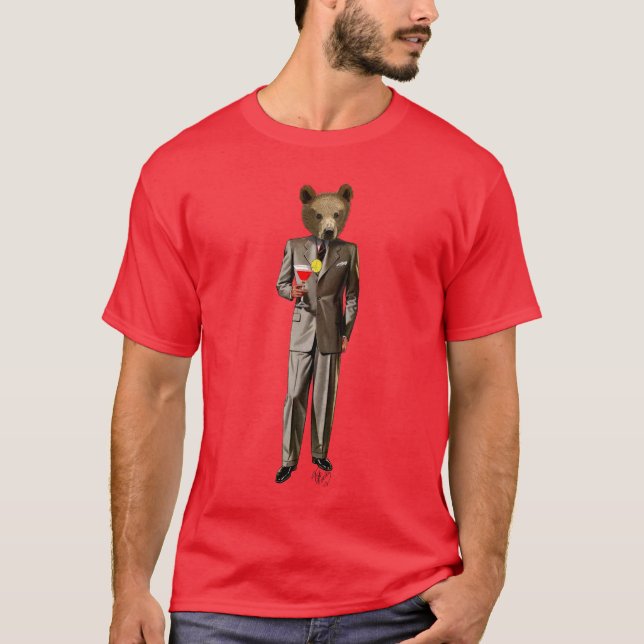 Camiseta Urso com Cocktail (Frente)
