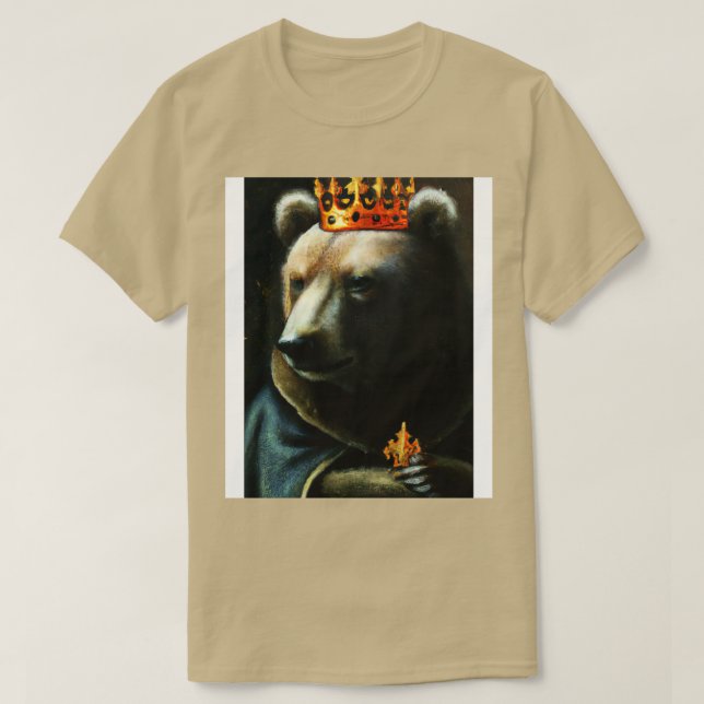 Camiseta Urso com Coroa 10 (Frente do Design)