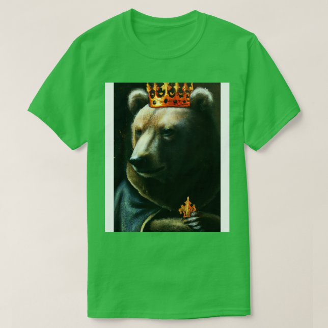 Camiseta Urso com Coroa 10 (Frente do Design)