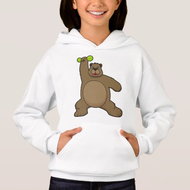 Camiseta Urso com Dumbbell na Malhação Yoga (Frente)