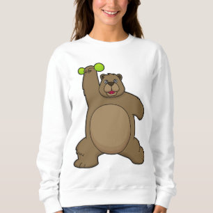 Camiseta Urso com Dumbbell na Malhação Yoga