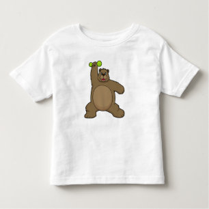 Camiseta Urso com Dumbbell na Malhação Yoga