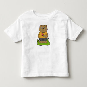 Camiseta Urso com Flores