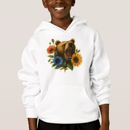 Camiseta Urso com Flores