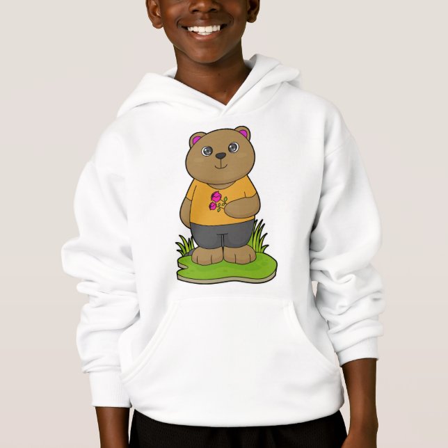 Camiseta Urso com Flores (Frente)
