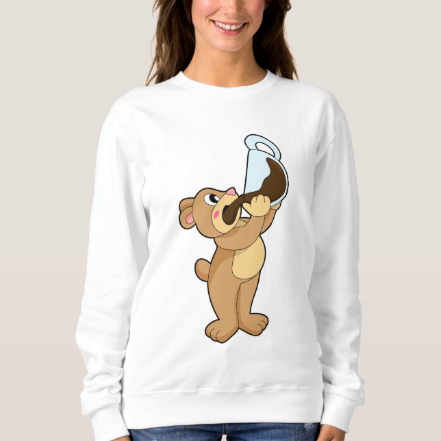 Camiseta Urso com Taça de Café (Frente)