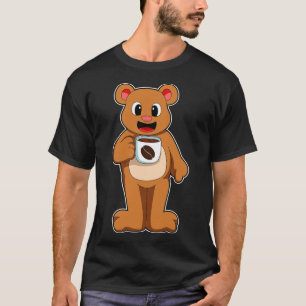 Camiseta Urso com Taça de Café 1