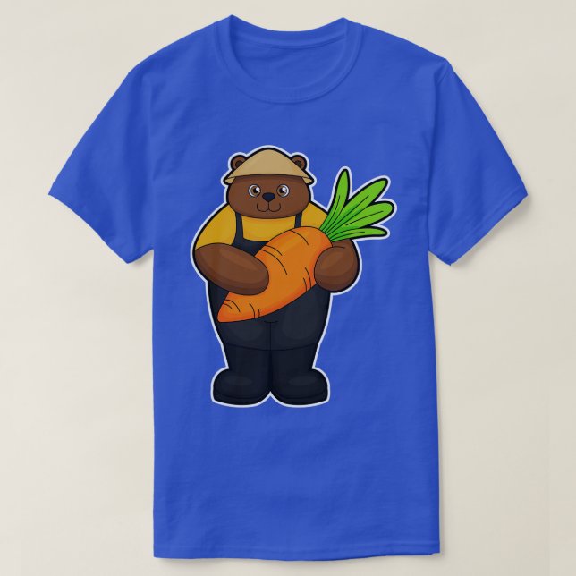 Camiseta Urso como Agricultor com podridão (Frente do Design)