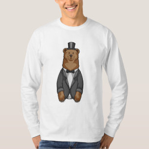 Camiseta Urso como Alcance com Jaqueta