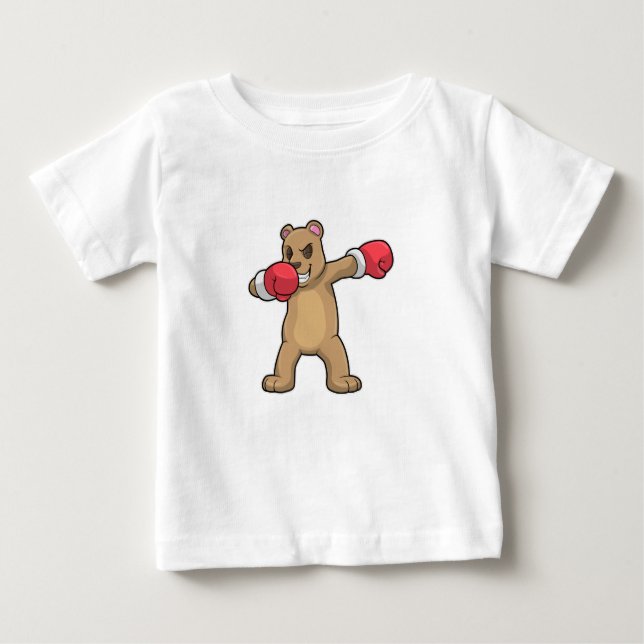 Camiseta Urso como Boxer na guia Dança Boxing & Hip Hop (Frente)