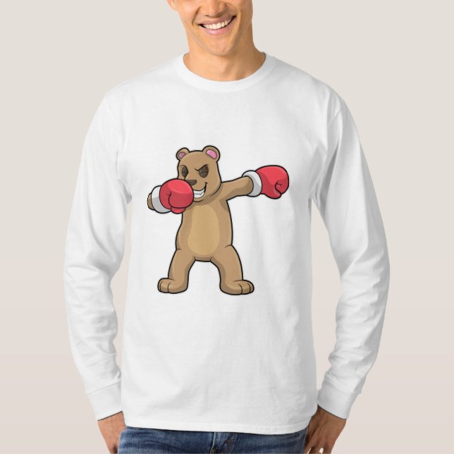Camiseta Urso como Boxer na guia Dança Boxing & Hip Hop (Frente)