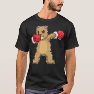 Camiseta Urso como Boxer no Separador Dança Hip Hop Boxing
