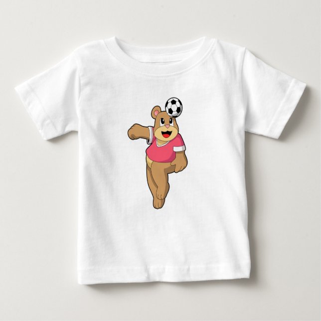 Camiseta Urso como jogador de futebol com Soccer.PNG (Frente)