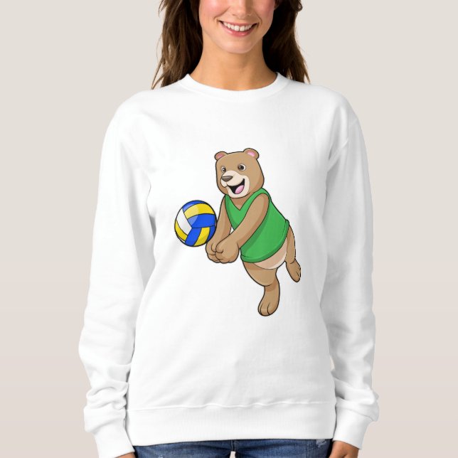 Camiseta Urso como jogador de voleibol (Frente)