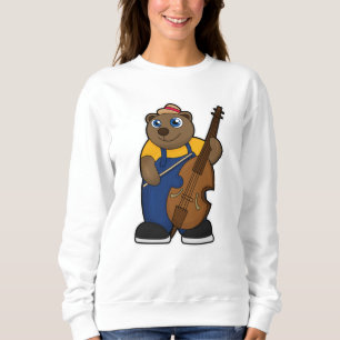 Camiseta Urso como Músico com Violão