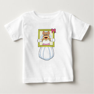 Camiseta Urso como Noiva com Vestido de Casamento e Quadro