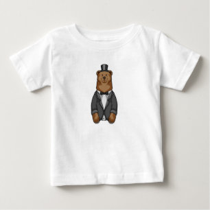 Camiseta Urso como Noivo com Jaqueta