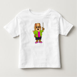 Camiseta Urso como Professor com Óculos