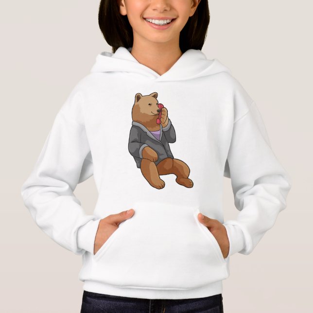 Camiseta Urso como Secretário com Telefone (Frente)