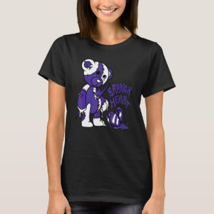 Camiseta Urso Coração Quebrado Ama 5s Combinando