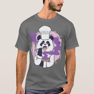 Camiseta Urso Cozinhar Panda