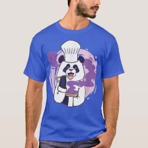 Camiseta Urso Cozinhar Panda