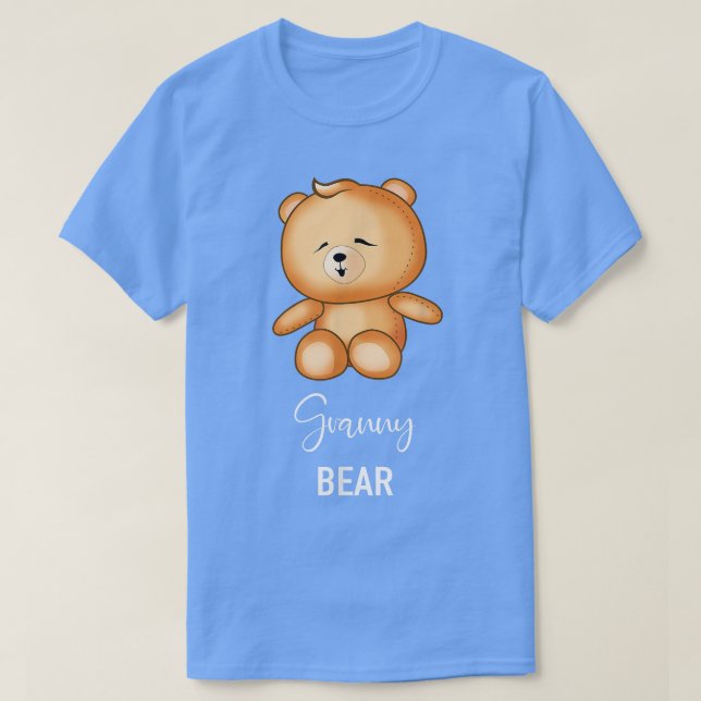 Camiseta Urso da Avó - Família Engraçada (Frente do Design)