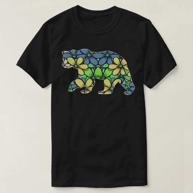 Camiseta Urso da Flor (Frente do Design)