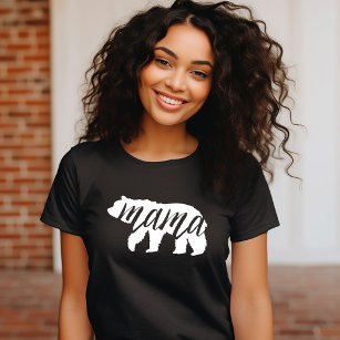 Camiseta Urso da Mãe Branca e Negra