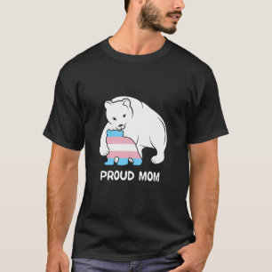 Camiseta Urso da Mãe Dia de as mães Transgênero