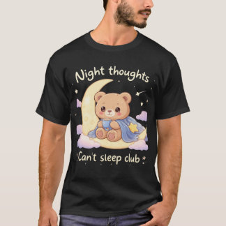 Camiseta Urso da Meia-Noite 🌙 – Vibrações Sonhadoras de Co