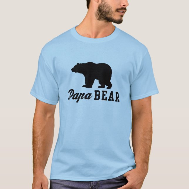 Camiseta Urso da papá (Frente)