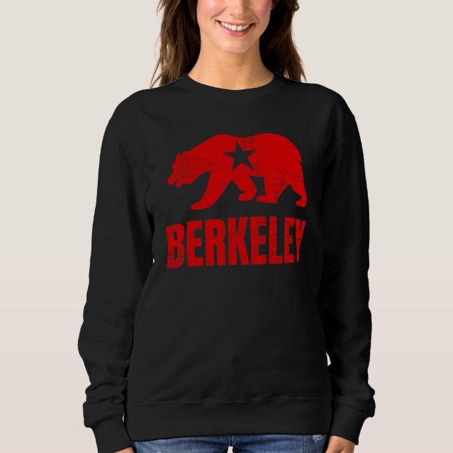 Camiseta Urso da República Berkeley Califórnia Distressed V (Frente)