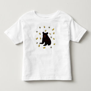 Camiseta Urso de Abelhas de Mel Pequeno