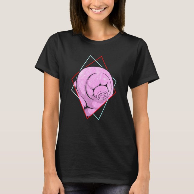 Camiseta Urso de Água Tardígrado Col Piglet Micro Animal (Frente)