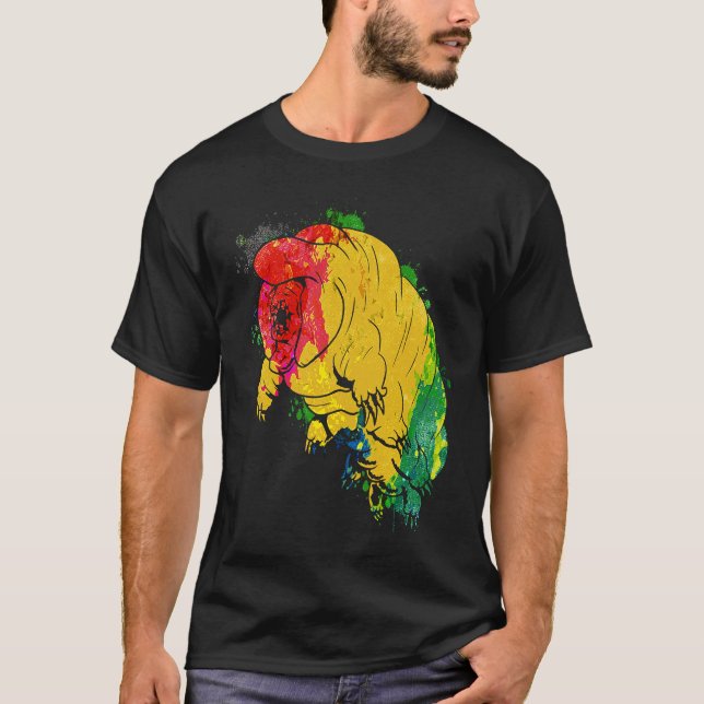 Camiseta Urso de Água Tardígrado Col Piglet Micro Animal (Frente)