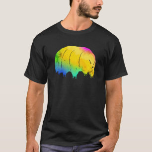 Camiseta Urso de Água Tardígrado Coloração de Animal Micro