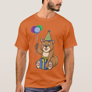 Camiseta Urso de Aniversário para o Prêmio Bear Lover