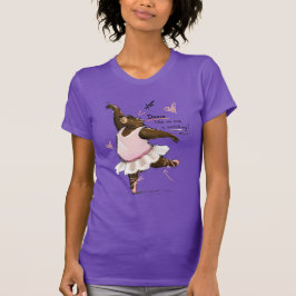 Camiseta Urso de Ballet Divertido Dançando Como Se Ninguém 