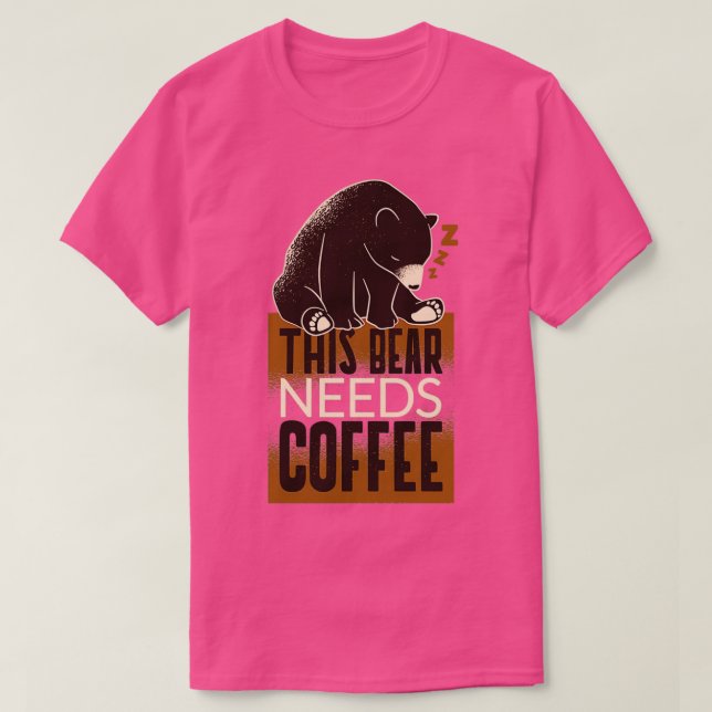 CAMISETA URSO DE CAFÉ (Frente do Design)