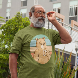 Camiseta Urso de Café"