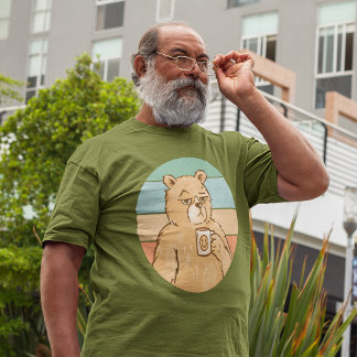 Camiseta Urso de Café"