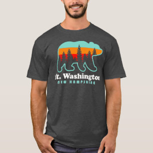 Camiseta Urso de Caminho do Monte Washington New Hampshire