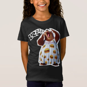 Camiseta Urso de Camisola Noturna