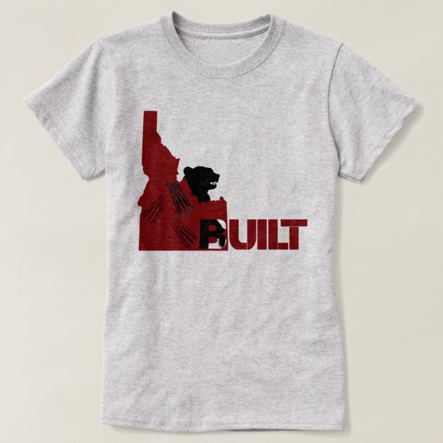Camiseta Urso de Carregamento (Frente do Design)