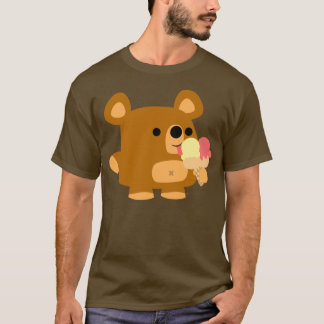 Camiseta Urso de Cartoon Bonito com Bolas:) Roupa