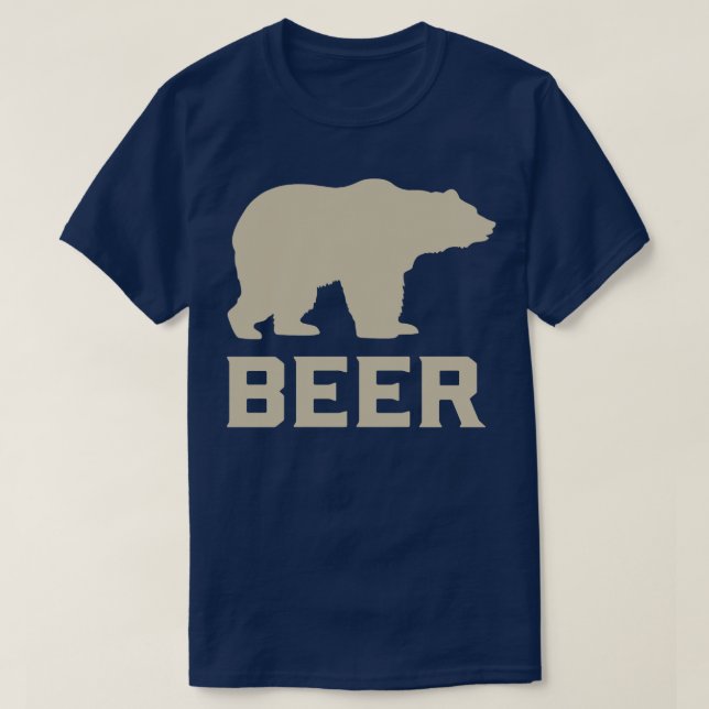 Camiseta Urso de Cerveja (Frente do Design)